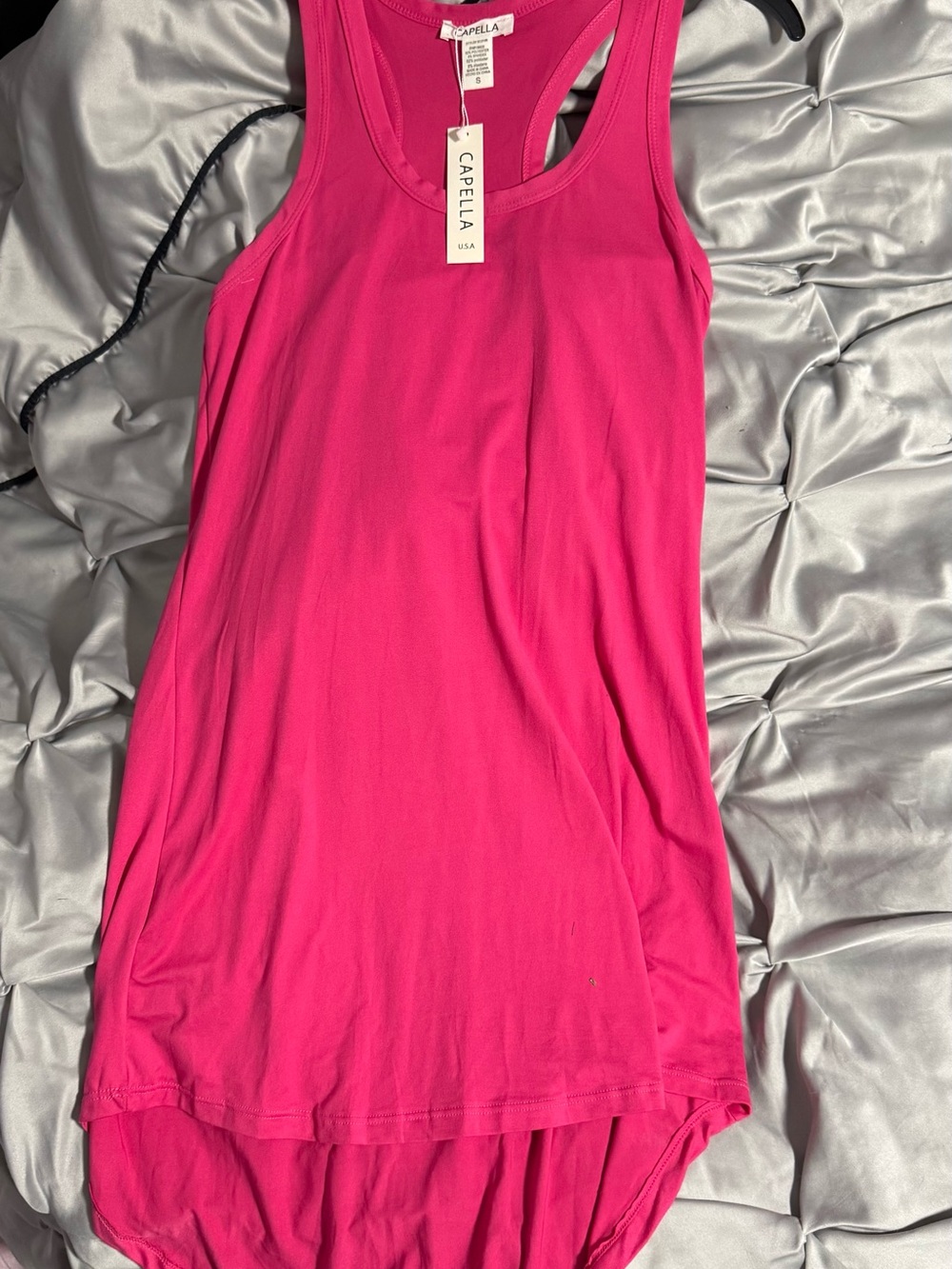 Capella Bright Pink Racerback Dress